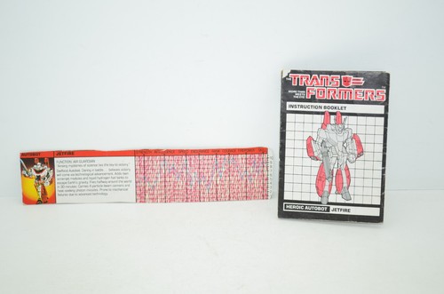 Jetfire instructions manual - jetfire,