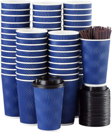 Disposable coffee cups with - coffee,