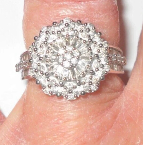 7ct diamond flower - flower, cluster