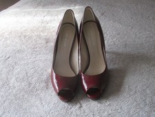 Karen Millen Red Peep Toe