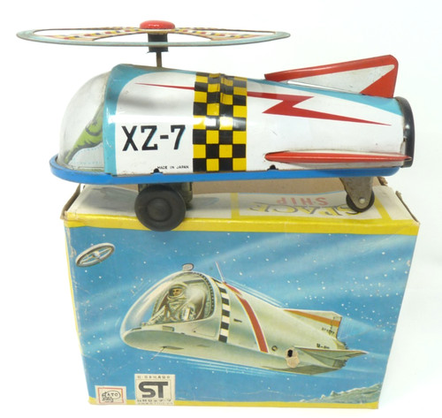Atc asahi tinplate space ship - asahi,