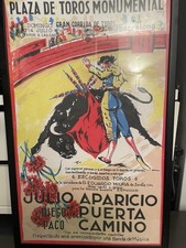 Original Barcelona   BULLFIGHTER MATADOR 1 VINTAGE ART PRINT POSTER   # 29
