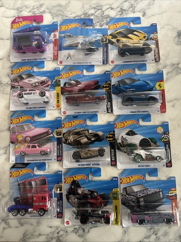 Hot wheels bundle x12 batman - hot,