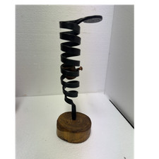 Unusual Spiral Iron & Wood