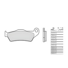 Brake pads Brembo 07BB04LA