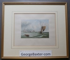 Ramsgate Kent - original hand printed by Le Blond, George Baxter Process - 1860s