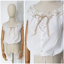 Antique 1900s Victorian White