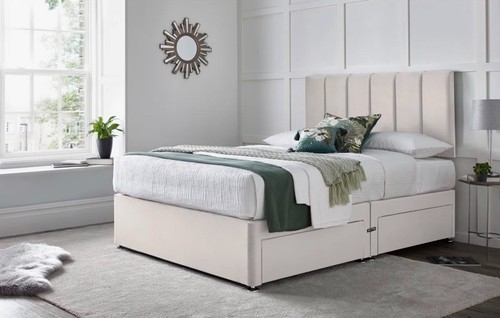 Orthopaedic divan bed - set, with