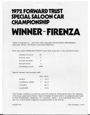 Vauxhall DTV Firenza Saloon