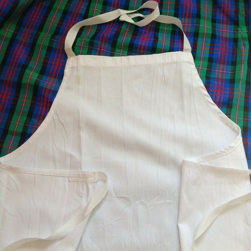 Initial chefs apron lrg new - initial,