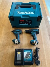 Makita DLX2012MJ Combi Drill & Impact Driver inc. charger & case (No batteries)