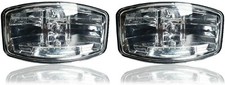 Roof Bumper Jumbo Spot Lamp 9.6" LED DRL 24V X2 For Scania 4 Series High Low Cab