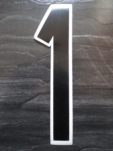 Bmx number plate sticker - no,