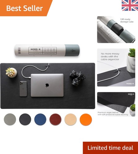 Nordik leather desk - mat, cable