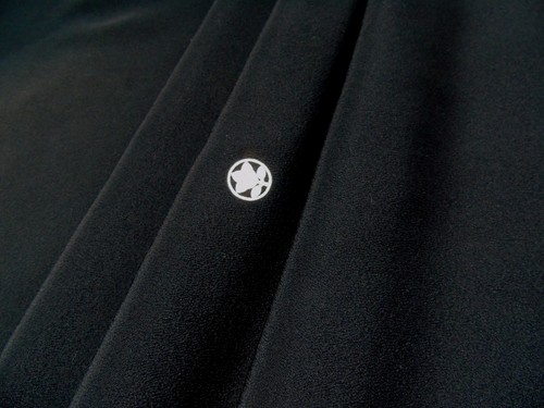 Ayane solid black 2 panels - solid,