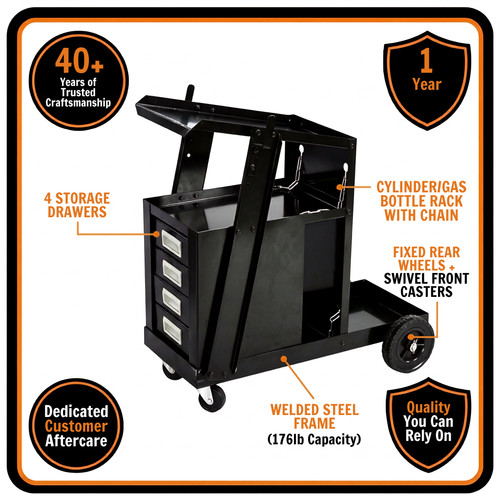 Heavy duty welding cart - welding,