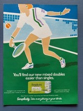 Simplicity Sanitary Towels advert 1988 20.5cm x 27.6cm approx