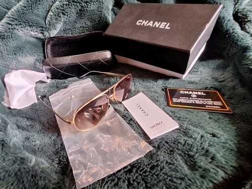 Chanel sunglasses with case - sunglasses,