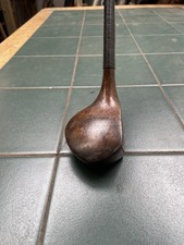 Hickory Golf Club WM Park Large Head Driver Gutty Club C1890 Unrestored