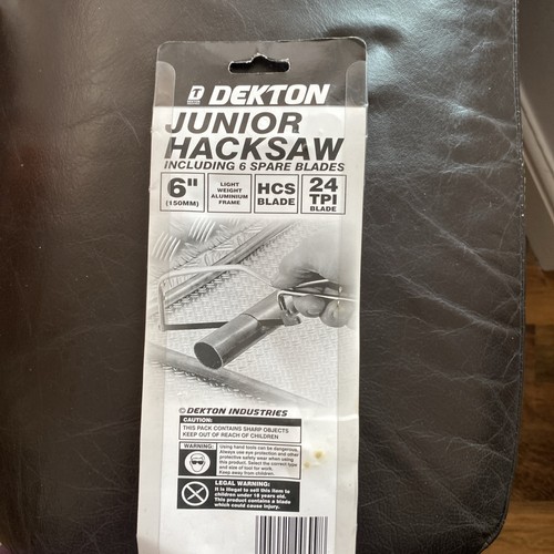 Dekton 150mm junior hacksaw - dekton,