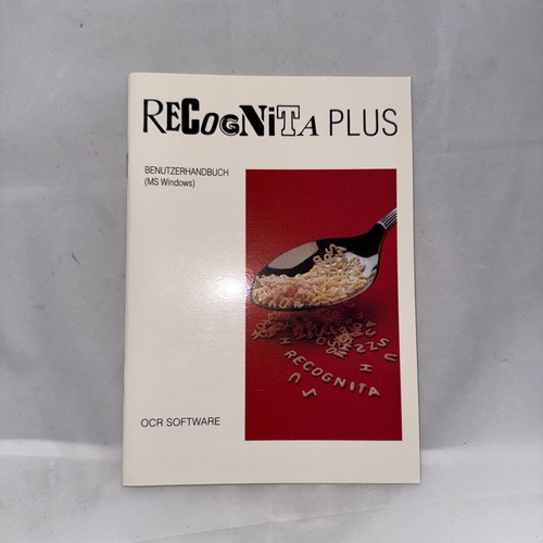 Recognita plus user manual - user, ms
