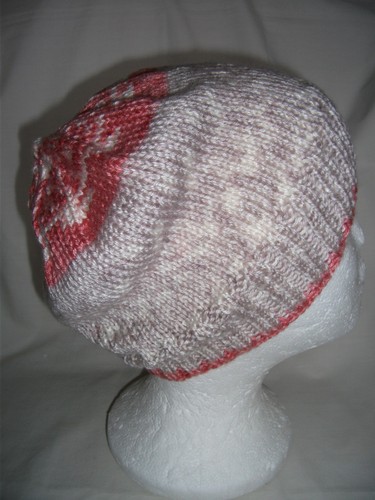 Hand knitted beanie - knitted,