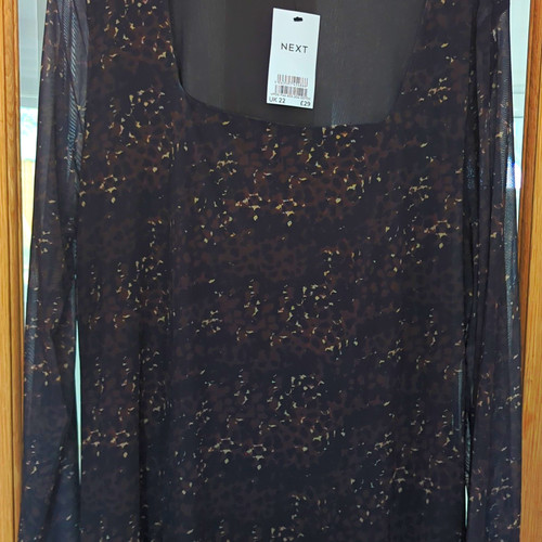 Next animal print - mesh, chiffon