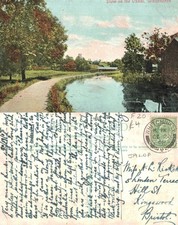 Vintage postcard view on the - vintage,