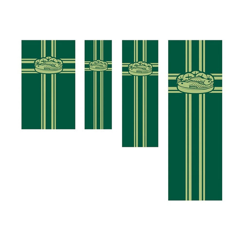 Loaves fishes church banner - &,