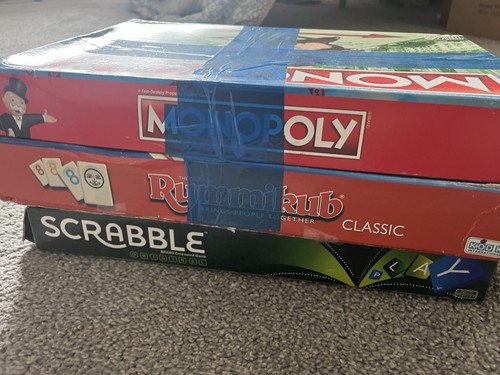 Monopoly scrabble rummikub - monopoly,