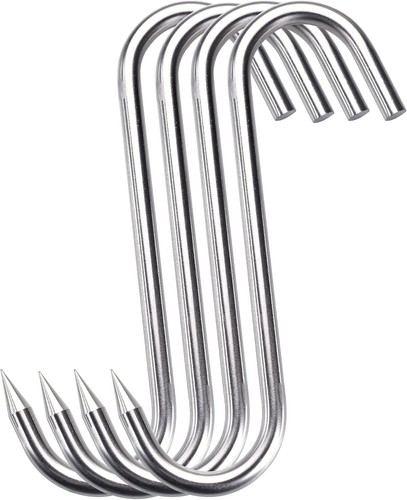 12mm heavy duty meat hooks - heavy,