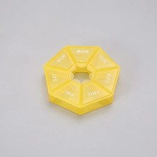 7 Day Pill Dispenser Medicine Tablet Storage Organiser Case Weekly Box UK Small