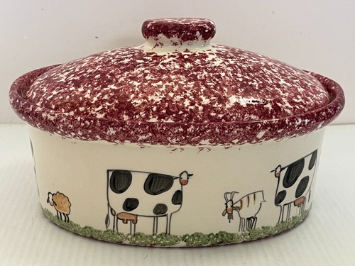 Molly dallas spatterware cows - dallas,