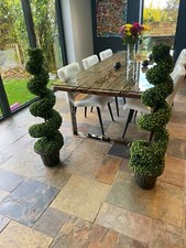 Artificial Spiral Boxwood Buxus Tower Plant Twist Topiary Potted Tree