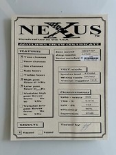 NEXUS LYNX  2 Channel Car Amplifier 300 Watts Subwoofer Amp Old School Vintage