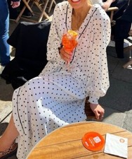 Topshop white spot polka dot - spot,