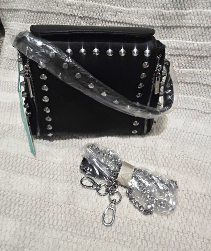 Jamie black studded faux - jamie,