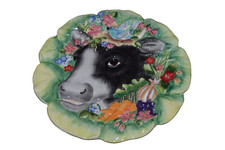 Fitz & Floyd Cow Plate Country