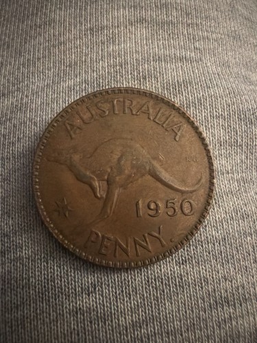 1950 australia one - 1950, coin
