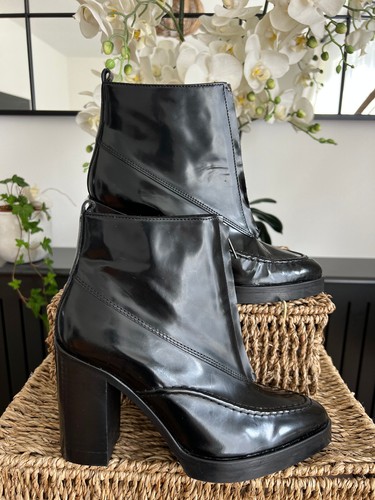 Whistles black patent leather - black,