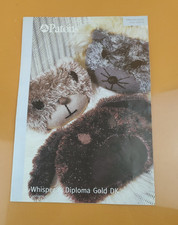 Original Patons 0000-03220 Whisper & Diploma Gold DK Cushions Knitting Patterns