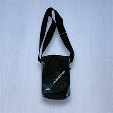 Quiksilver Black & Blue Crossbody Shoulder Bag