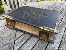 Antique 19th century holy bible b&w Gustave Dore Coms Scott Henry Edit Rev Eadie