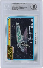 Bulloch & Wingreen Star Wars Signed '80 Topps Empire Strikes 138 BGS Card w/Insc