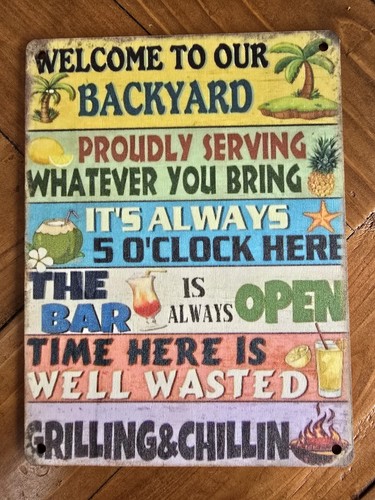 Novelty home bar wooden sign - wooden,