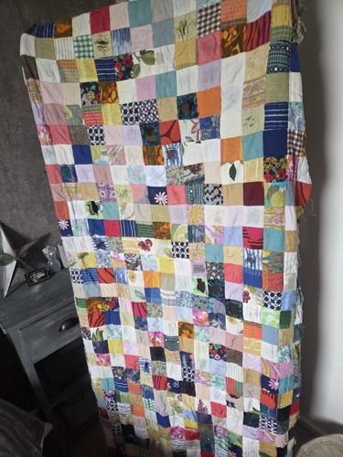 Vintage hand stitched sewn - stitched,