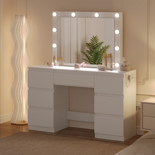 Woltu dressing table - table, led