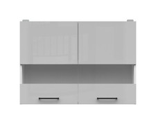 Kitchen units, light grey