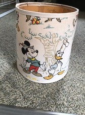 Vintage Disney Minnie Mouse, Goofy,Chip & Dale, Huey, Louie & Dewey Lamp Shade 