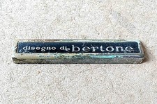 ALFA ROMEO BERTONE BADGE " disegno di bertone " 1969 - 1977